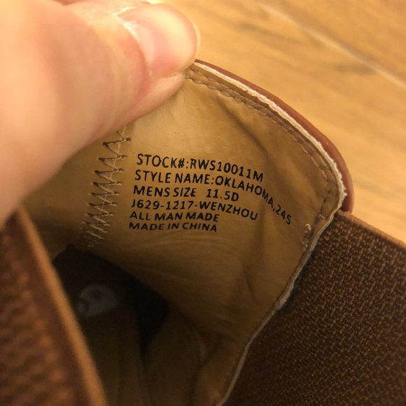 Robert Wayne men cognac brown Chelsea boots, 11.5 main image 6